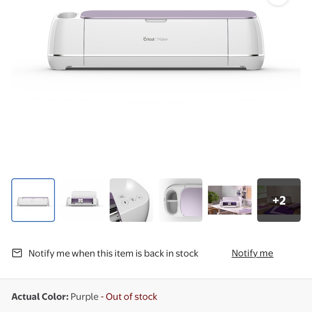 Cricut Maker in White with Rose Gold Top - Picture 3 of 3